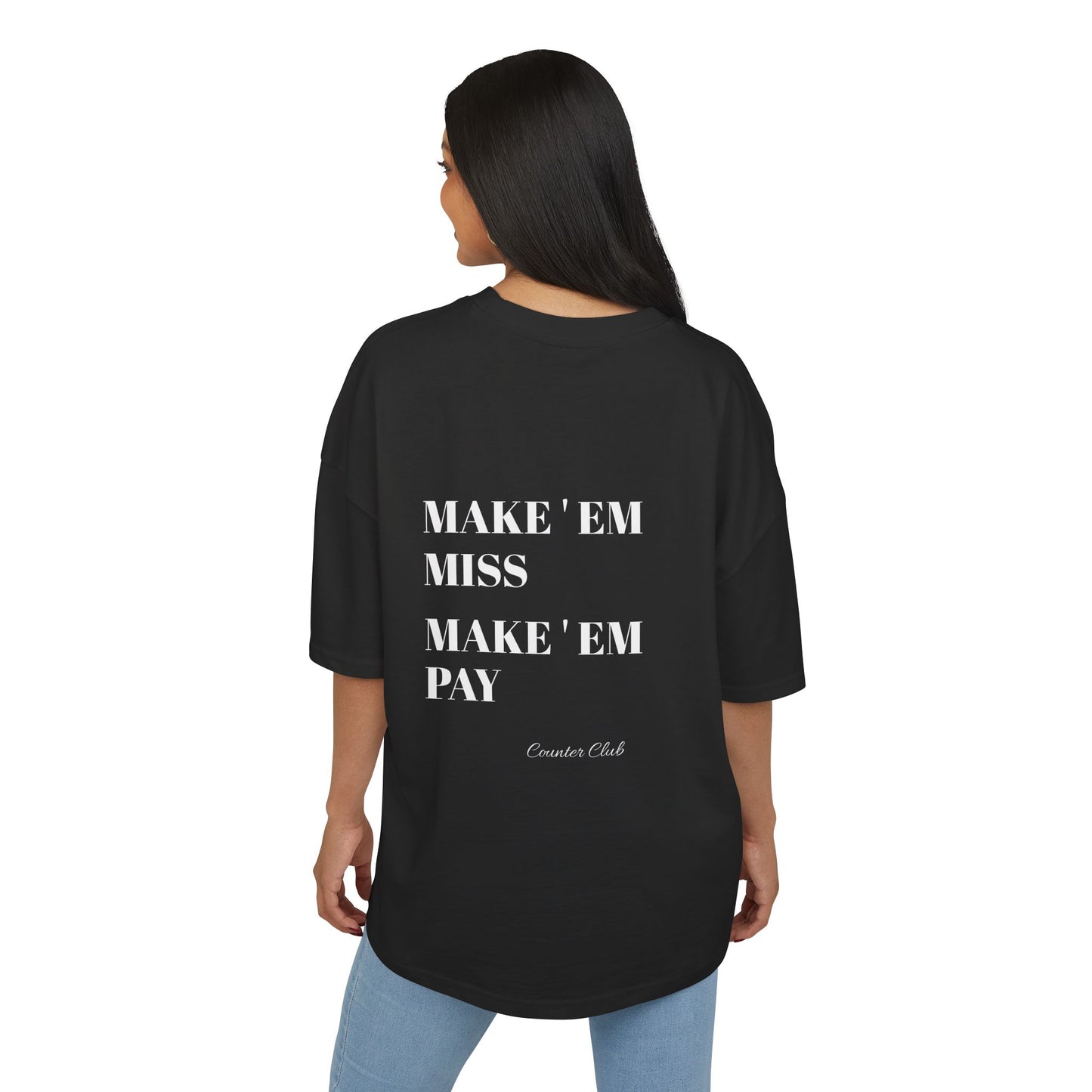 Box Tee - Make Em Miss Make Em Pay Tee, Counter Club for Boxers