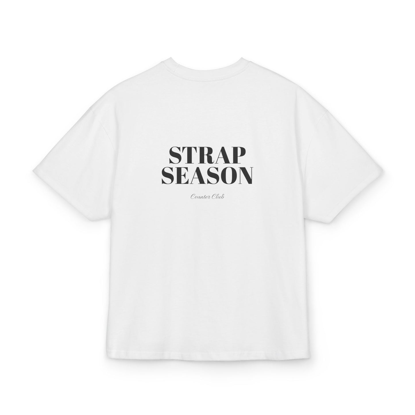 White STRAP SEASON T-Shirt