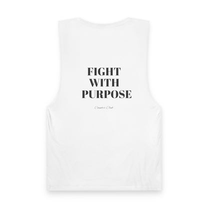 Boxing Tank Top - Fight with Purpose Unisex Barnard Tank