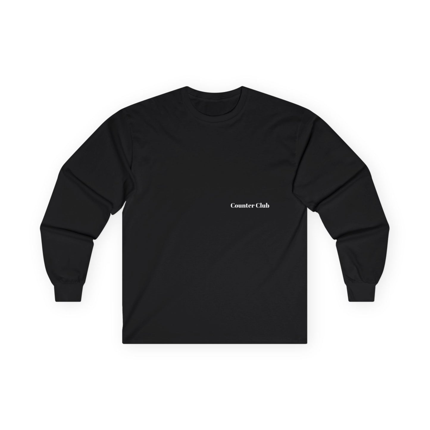 / Long Sleeve Tee - Black No Emotion, Just Motion - Counter Club