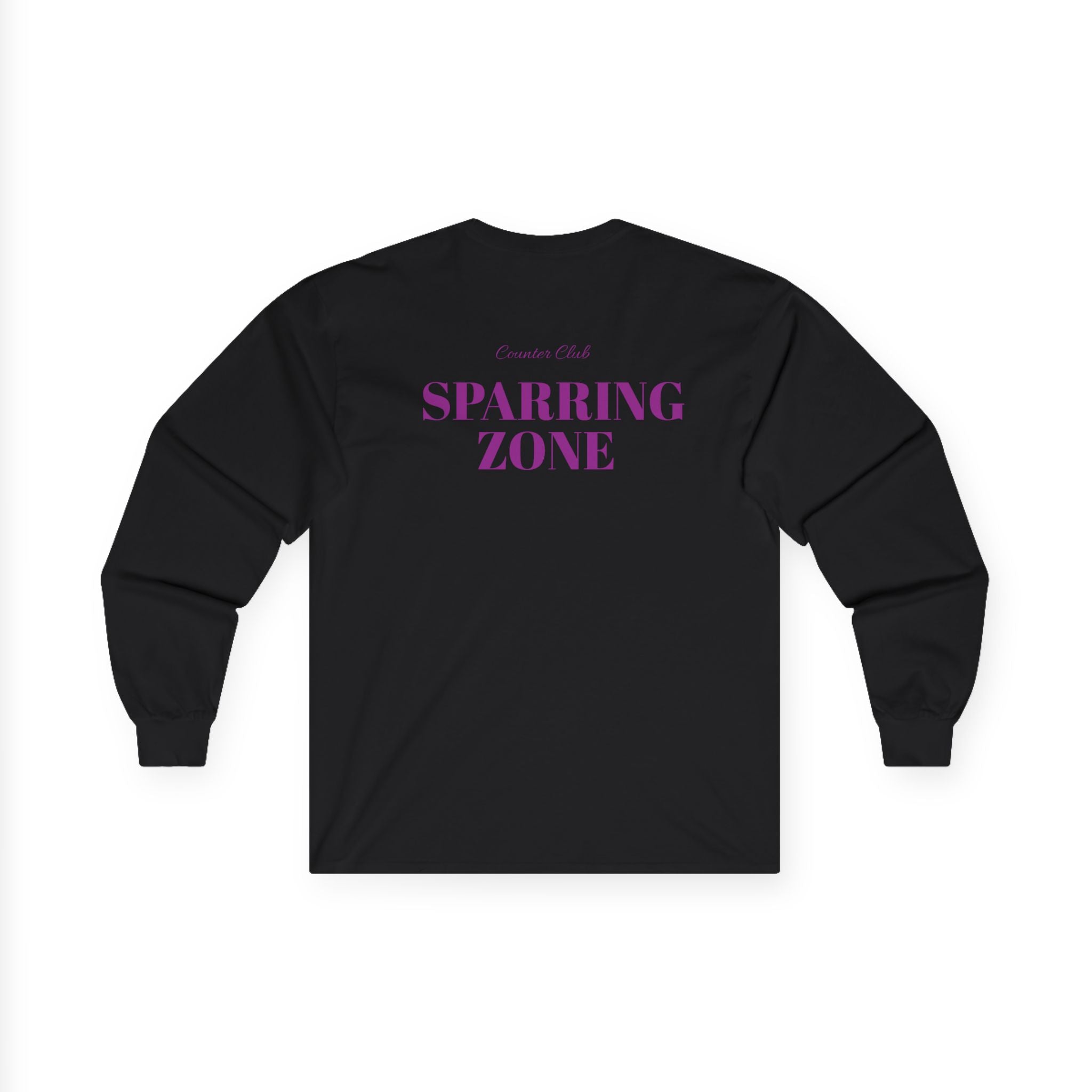 Black Long Sleeve  Black/Purple