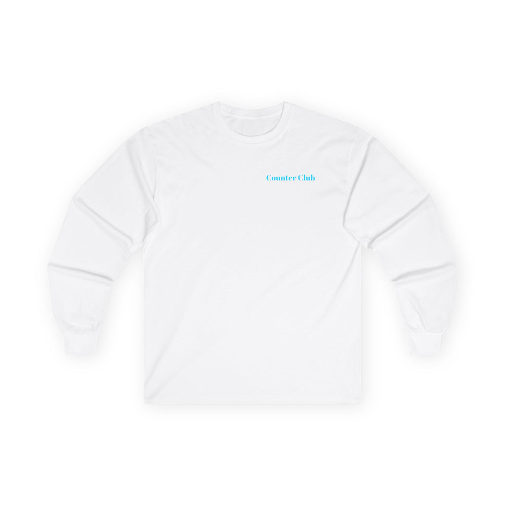 White Long Sleeve Sparring Zone Tee