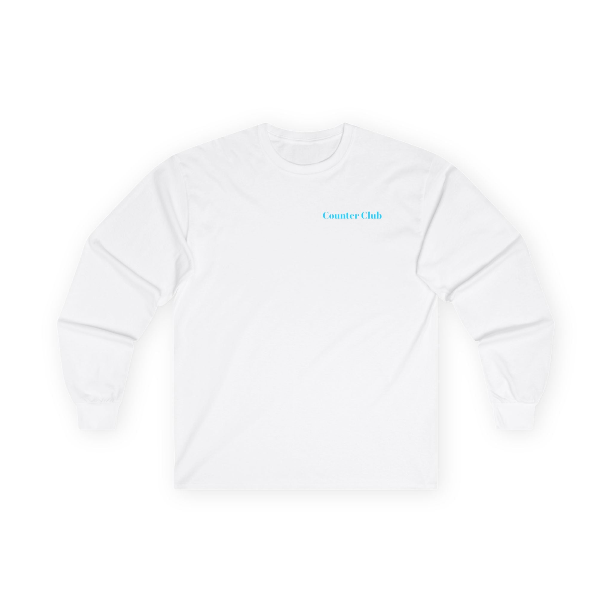 White Long Sleeve Sparring Zone Tee
