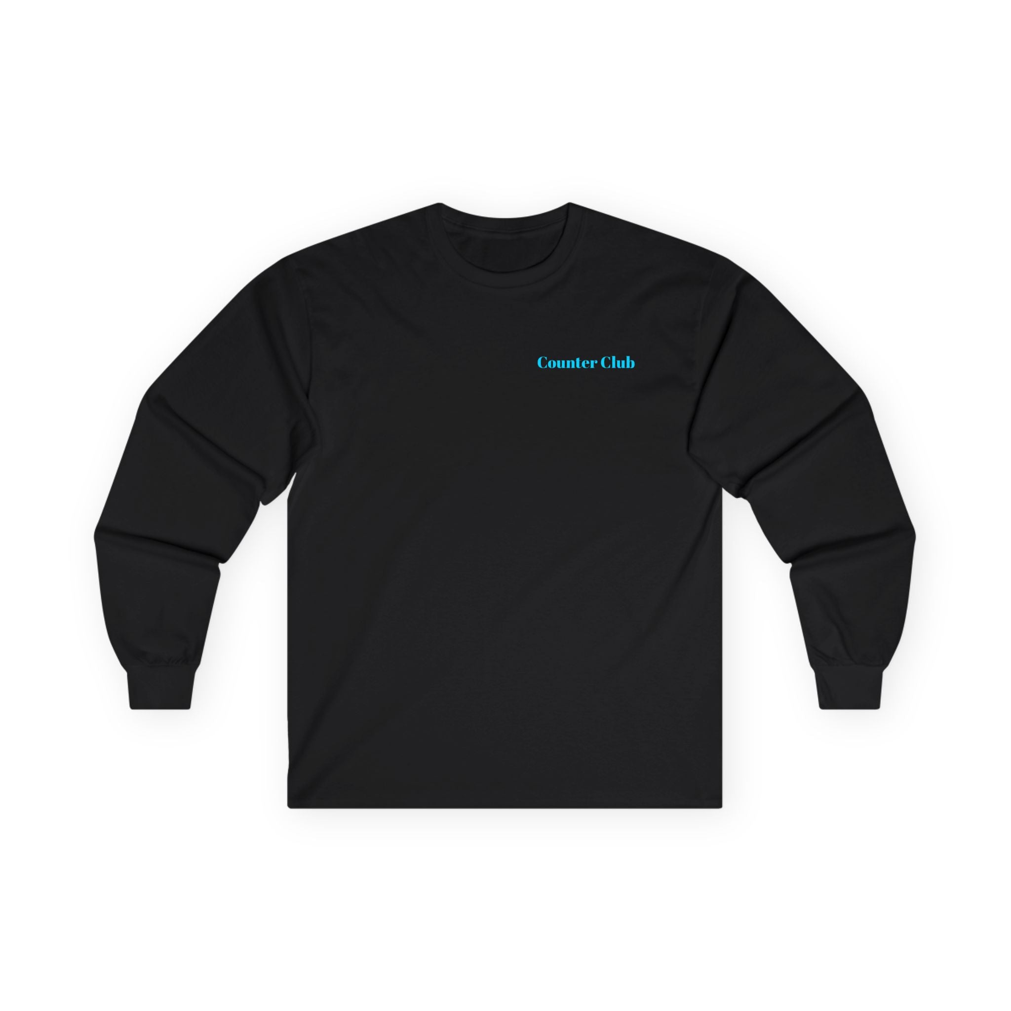 Black Long Sleeve Sparring Zone Black/Blue
