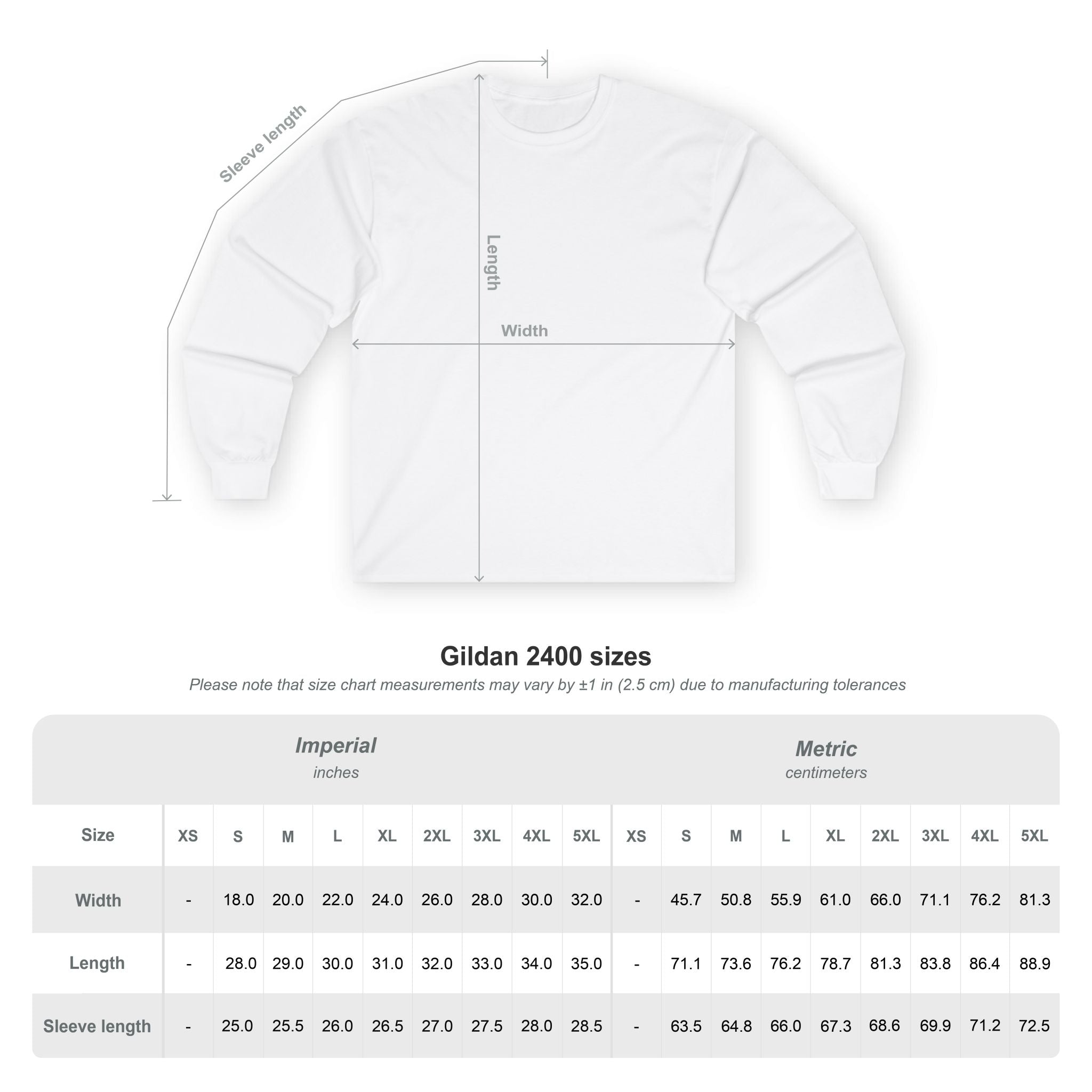 White Long Sleeve Sparring Zone Tee