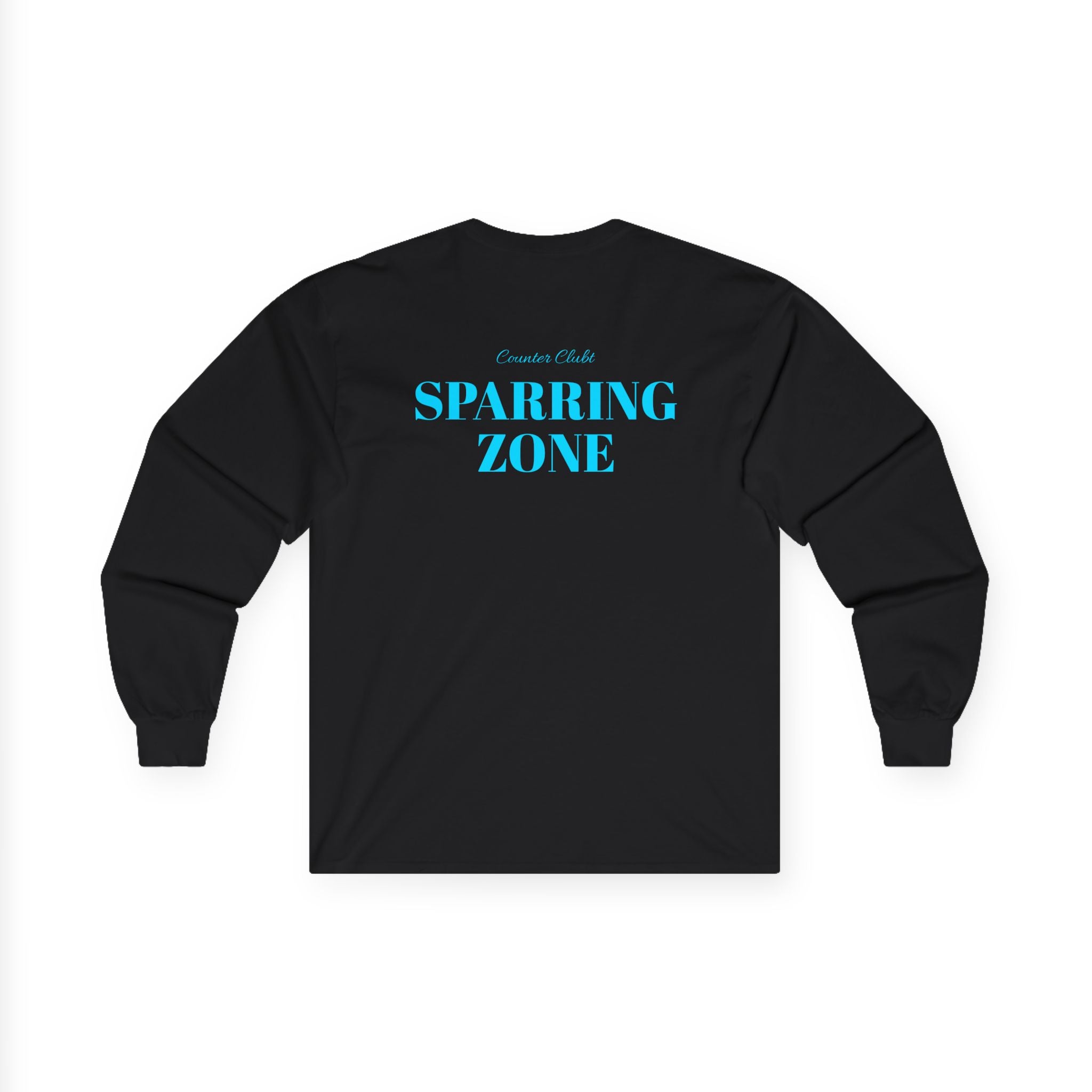 Black Long Sleeve Sparring Zone Black/Blue