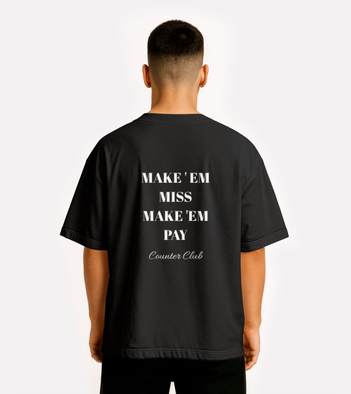 Box Tee - Make Em Miss Make Em Pay Tee, Counter Club for Boxers