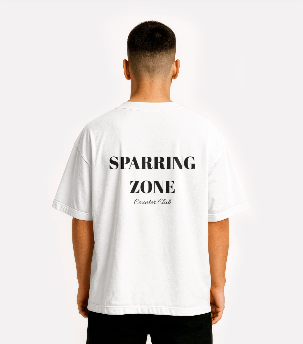 White SPARRING ZONE T-Shirt
