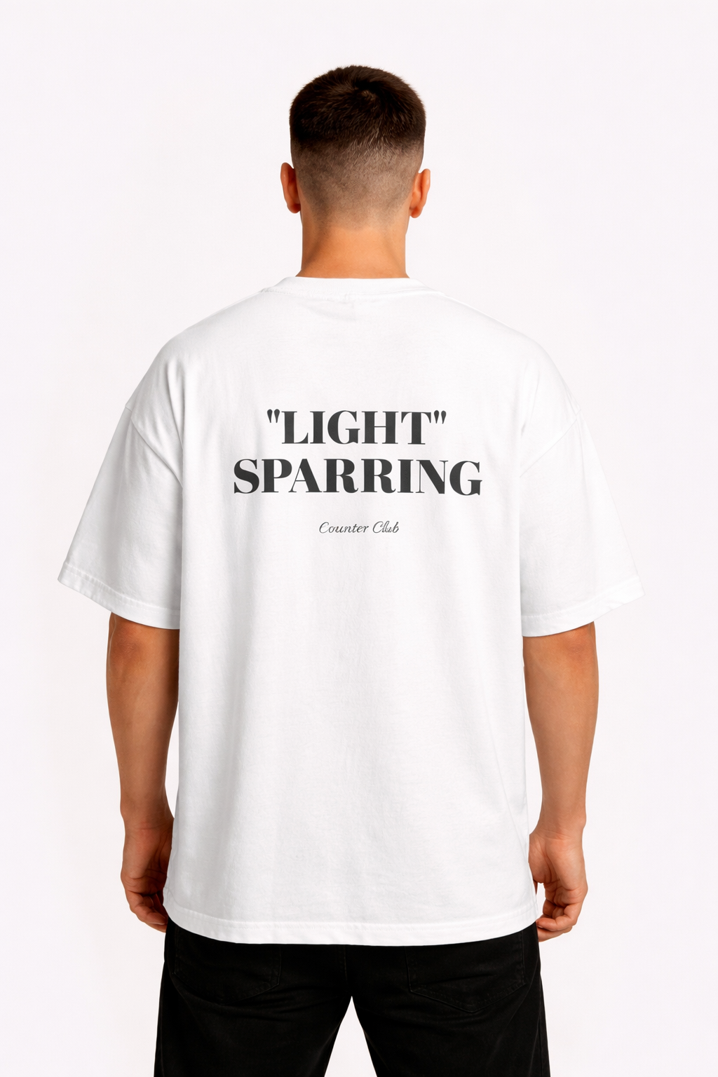 White "Light Sparring“ T-Shirt