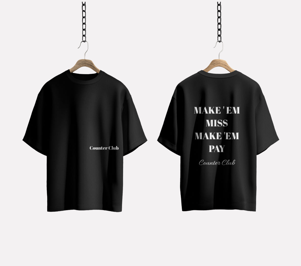 Box Tee - Make Em Miss Make Em Pay Tee, Counter Club for Boxers