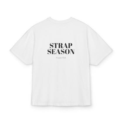 White STRAP SEASON T-Shirt