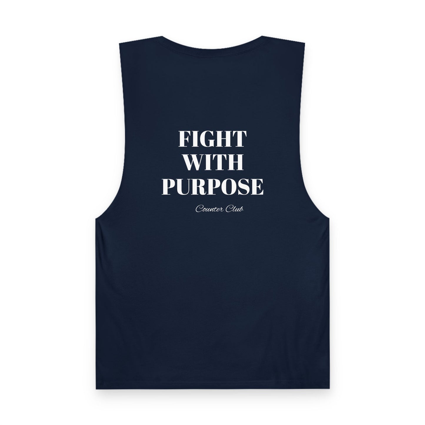 Tank Top for Boxers - Fight with Purpose Black Tank Top