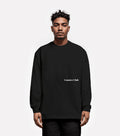 Black Long Sleeve Sparring Zone Tee