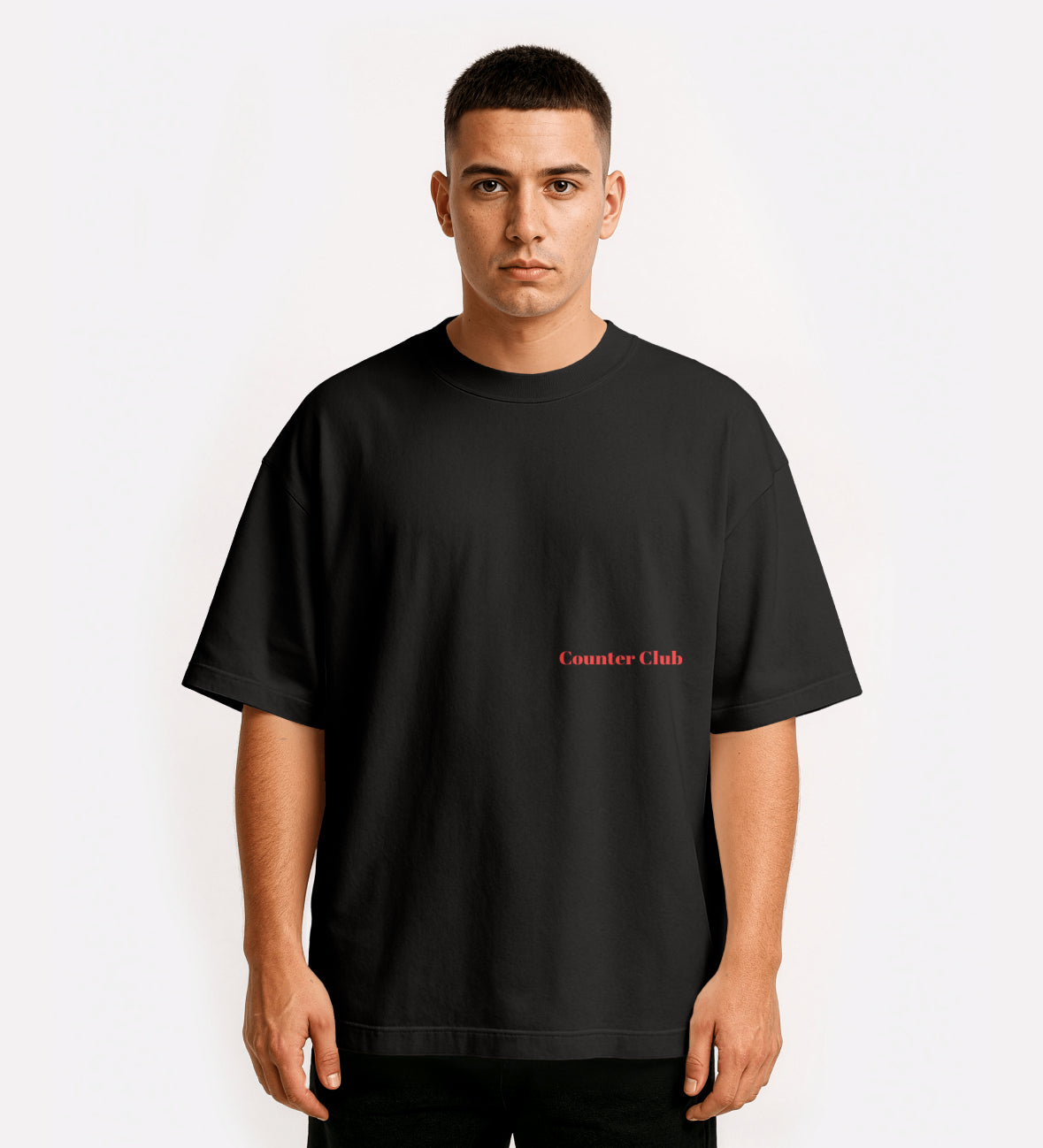 Bad Intentions Box Tee — Graphic Black Statement T‑Shirt
