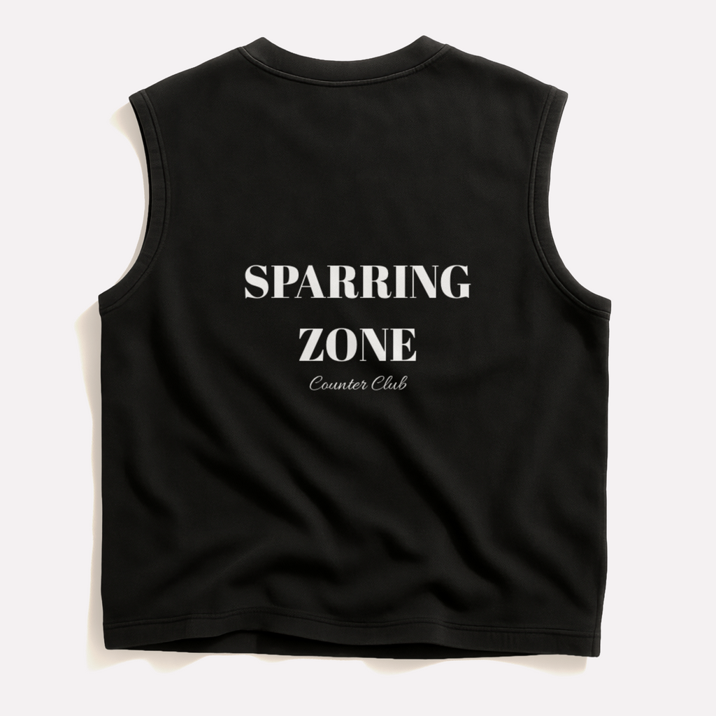 Black SPARRING ZONE Tank Top